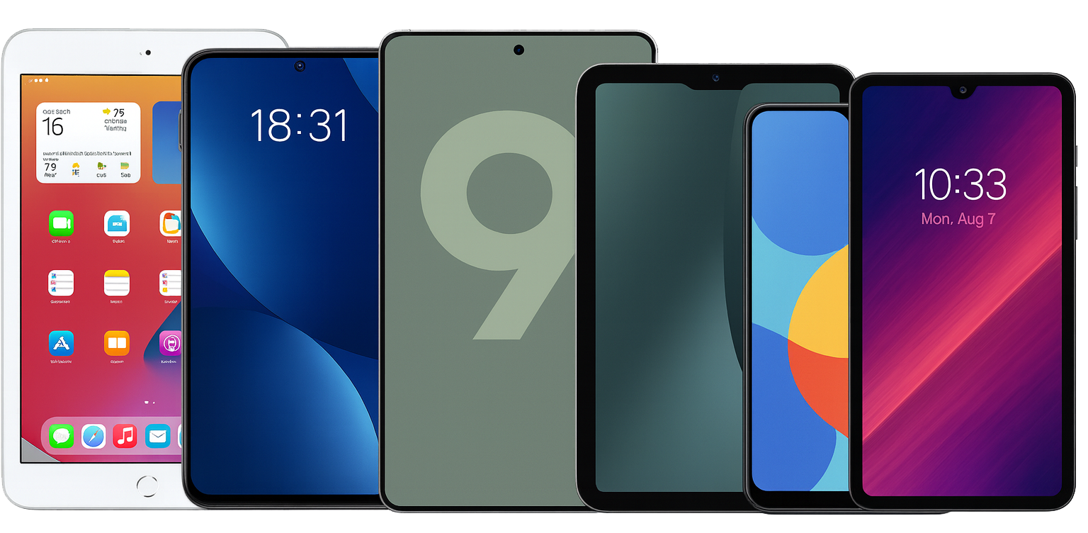 Displayfolien Übersicht